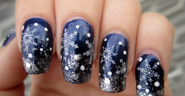 snowflake nails